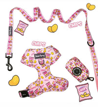 Load image into Gallery viewer, *BUNDLE at 20% off* Potato Chips – Adjustable Dog Harness + Leash + Waste Bag Holder
